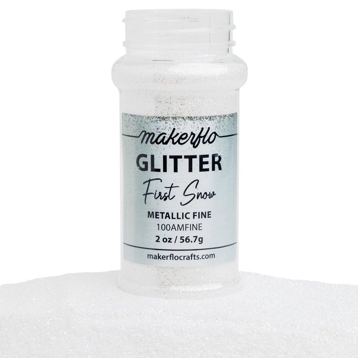 MakerFlo Crafts First Snow - Fine Glitter 2oz