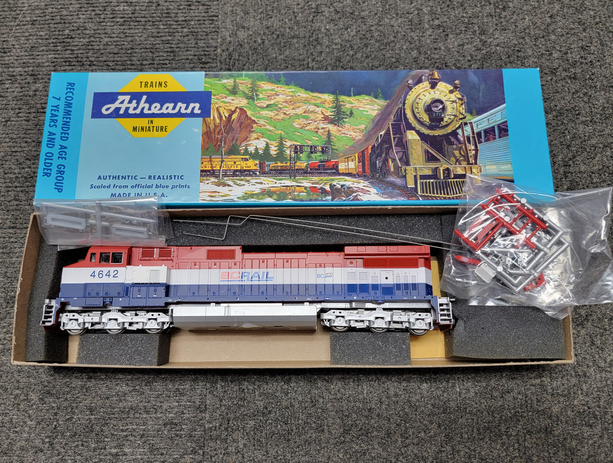 Athearn 4927 HO Scale GE C44-9 Diesel (BB Kit) BC Rail 4642 - NOS ...