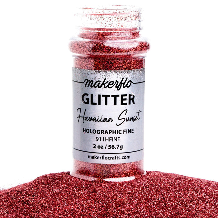 MakerFlo Crafts Hawaiian Sunset - Fine Glitter 2oz