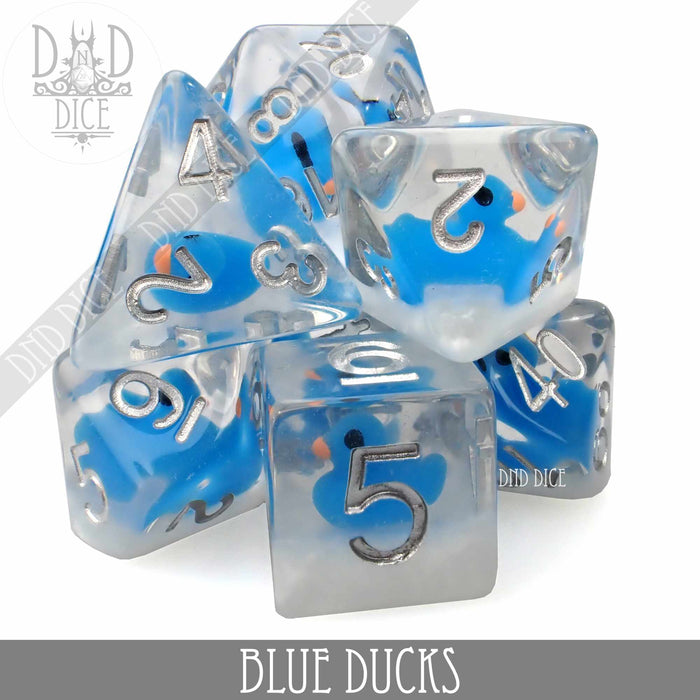 DND DICE Blue Ducks Dice Set