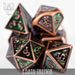 DND DICE Earth Tremor Metal Dice Set