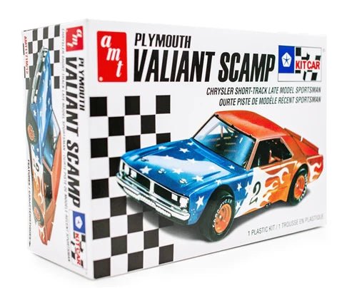 amt 1171 1/25 Plymouth Valiant Scamp Late Model Skill Level 2 Model Ki ...