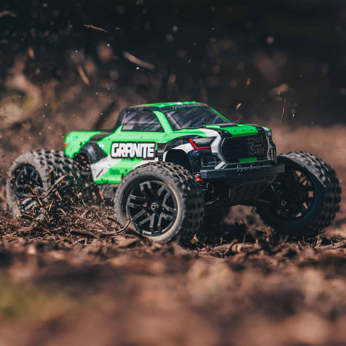 ARRMA ARA2102T3 GRANITE GROM 4x4 SMART Small Scale Monster Truck - Green