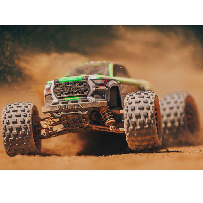 ARRMA ARA2102T3 GRANITE GROM 4x4 SMART Small Scale Monster Truck - Green