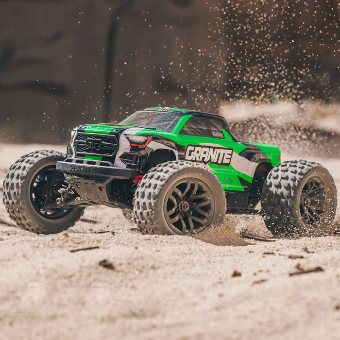 ARRMA ARA2102T3 GRANITE GROM 4x4 SMART Small Scale Monster Truck - Green