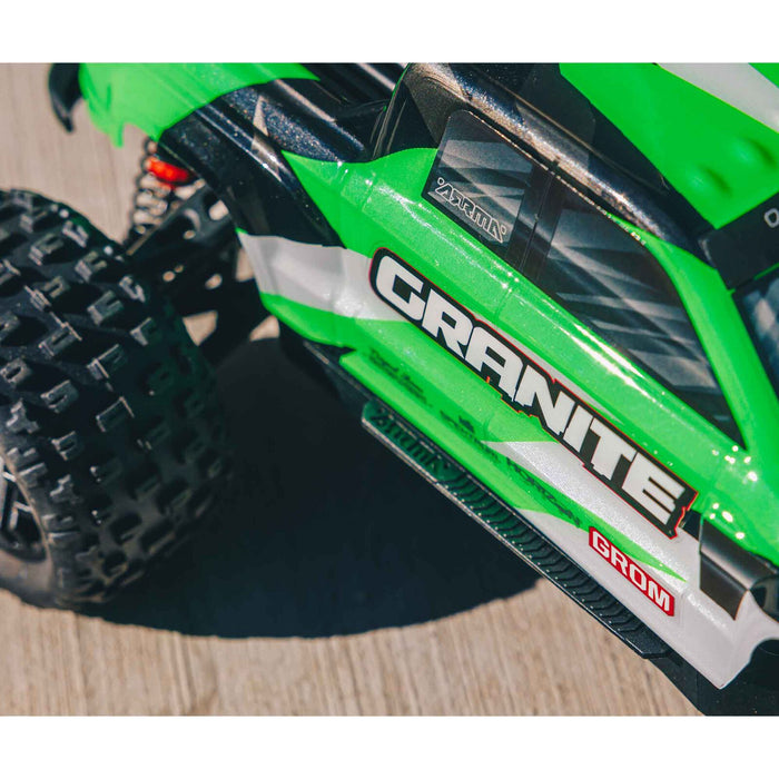 ARRMA ARA2102T3 GRANITE GROM 4x4 SMART Small Scale Monster Truck - Green