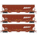 Athearn Genesis G1058 HO Scale Trinity 5161 Covered Hopper BNSF 3-Pack #2