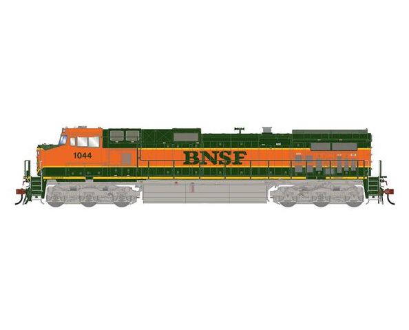 Athearn Genesis G1221 HO Scale Dash 9-44CW BNSF 'Heritage I" 1044 DCC/Sound