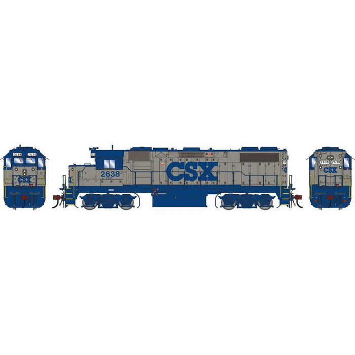 Athearn Genesis G1391 HO Scale GP38-2 CSX 2638 DC