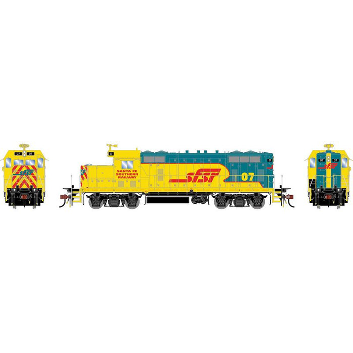 Athearn Genesis G1496 HO Scale EMD GP7u Santa Fe Southern SFS 07 DC