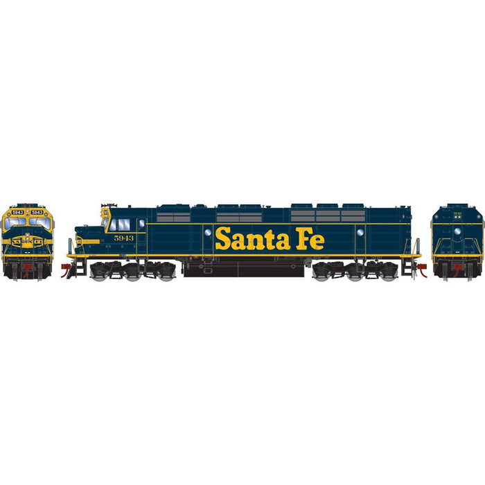 Athearn Genesis G18275 HO Scale EMD FP45 Santa Fe ATSF 5943 DC