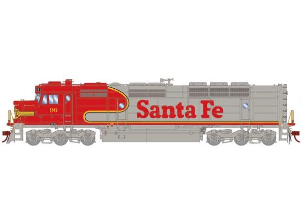 Athearn Genesis G18373 HO Scale EMD FP45 Santa Fe Superfleet ATSF 96 DCC & Sound