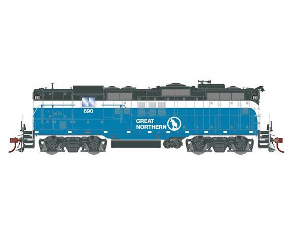 Athearn Genesis G82283 HO Scale EMD GP9 Great Northern GN 690 — White ...