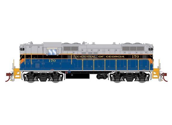 Athearn Genesis G82738 HO Scale EMD GP9 Central of Georgia CG 170 DC