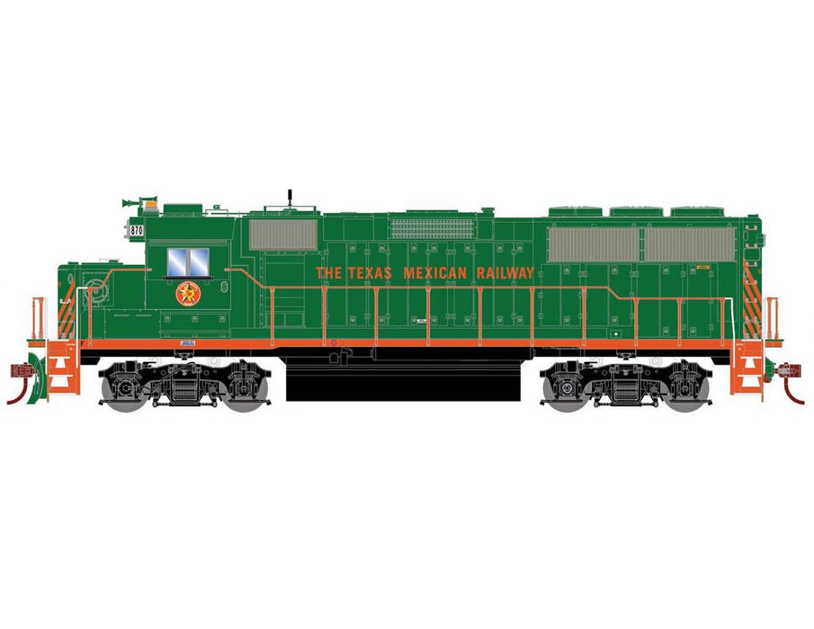 Athearn RTR 1000 HO Scale GP60 Diesel Texas Mexican Railway TM 870 DCC/Sound