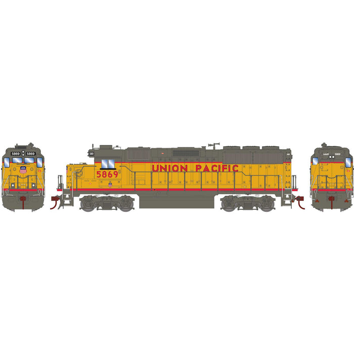 Athearn RTR 1051 HO Scale GP60 Diesel Union Pacific UP 5869 DCC/Sound