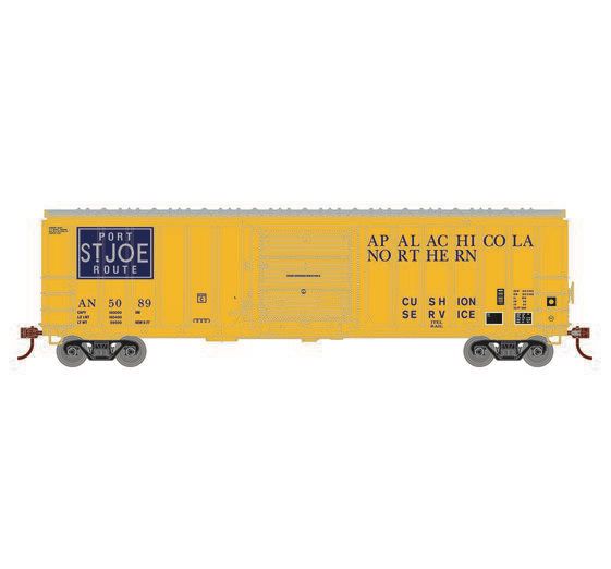 Athearn RTR 1063 HO Scale 50' ACF Outside Post Boxcar Apalachicola Northern AN 5089