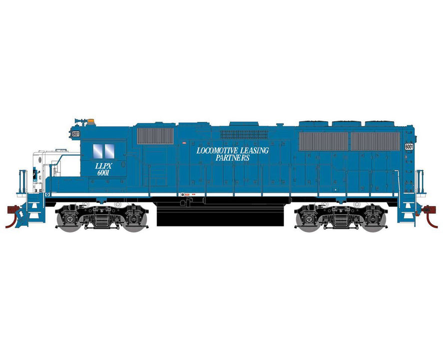 Athearn RTR 1216 HO Scale GP60 Diesel Locomotive Leasing Partners LLPX 6001 DC