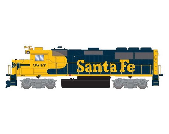 Athearn RTR 1503 HO Scale EMD GP50 Santa Fe ATSF 3847 DC