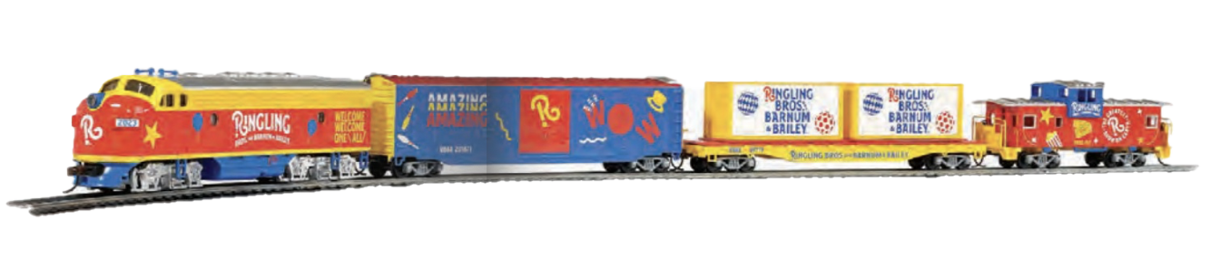 Bachmann 00780 HO Scale Ringling Bros. Circus Spectacular Train Set White Rose Hobbies