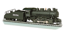 Bachmann 50609 HO Scale 0-6-0 Steam Locomotive with Smoke Santa Fe ATSF 2034