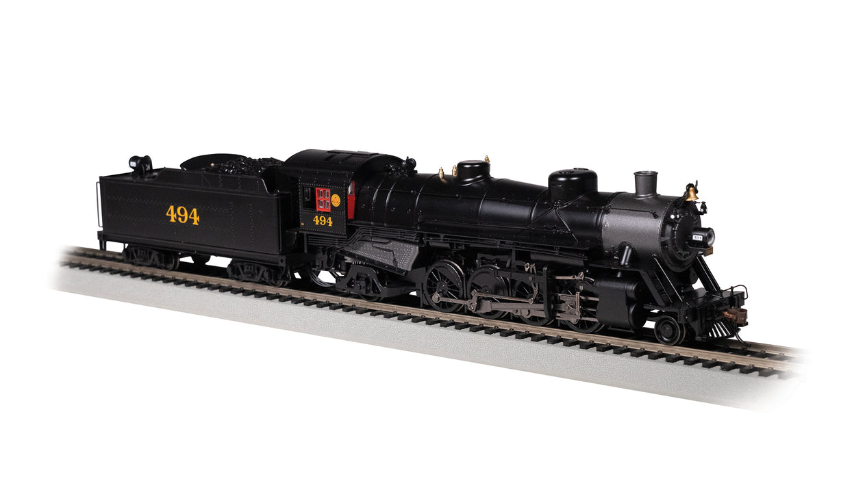 Bachmann 54408 HO Scale 2-8-2 USRA Light Mikado Steam Locomotive Seaboard Air Line SAL 494