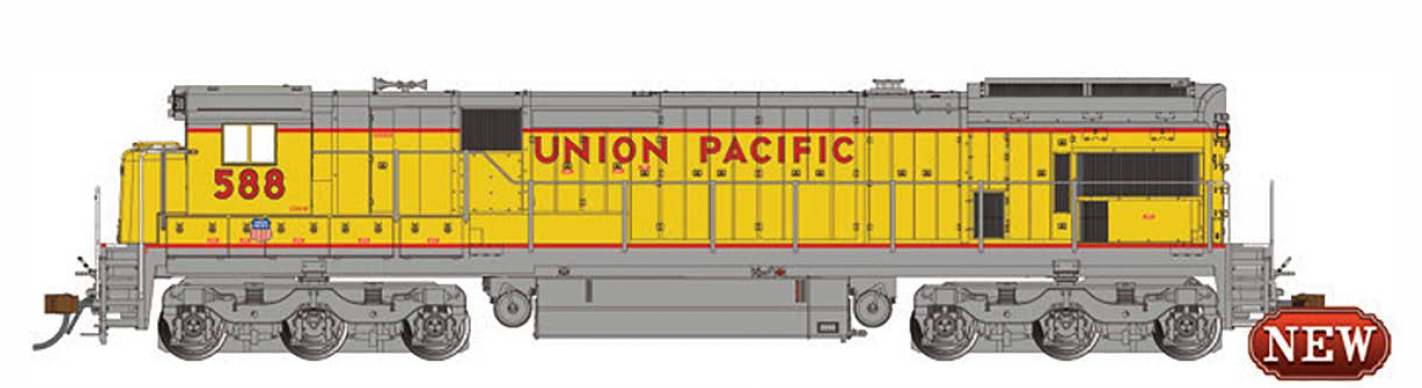 Bachmann 61301 HO Scale GE C36-7 Diesel Union Pacific UP 588 with DCC & Sound