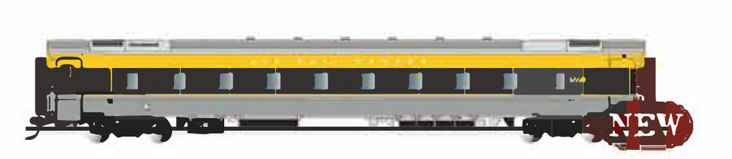 Bachmann 74559 N Scale Siemens Venture Coach Passenger Car VIA Busines ...