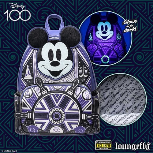 Disney 100 popular Steamboat Willie Loungefly Backpack