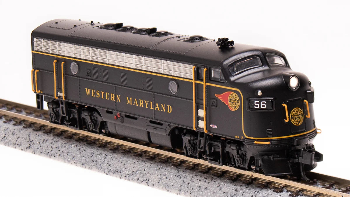 BLI 6884 N Scale EMD F7A Diesel Western Maryland 