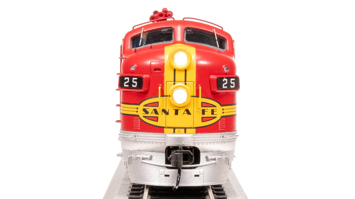 BLI 8160 HO Scale EMD F3A F3B Set Santa Fe Warbonnet ATSF 25L/25A Paragon4