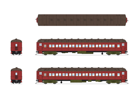 5 purchases HO Scale Passenger Cars