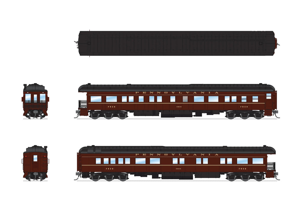 BLI 8974 HO Scale Pennsylvania Z74D Business Car 1950 s