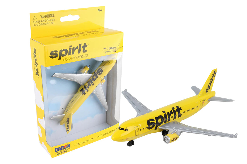 DARON RT3874 Spirit Airlines AIRBUS A320 Die Cast Model Plane