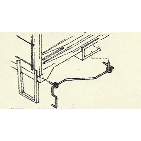 Detail Associates FC-6215 HO Scale Freight Car Coupler Lift Bars Standard Type 1 Pair