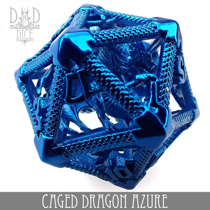 DND DICE Caged Dragon D20 (6 Colors)