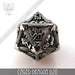 DND DICE Caged Dragon D20 (6 Colors)