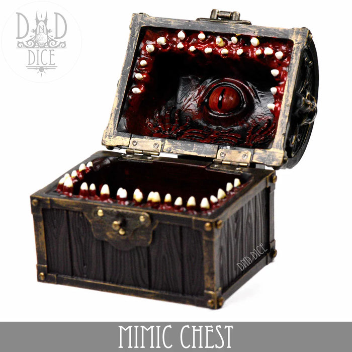 DND DICE Mimic Chest Dice Box