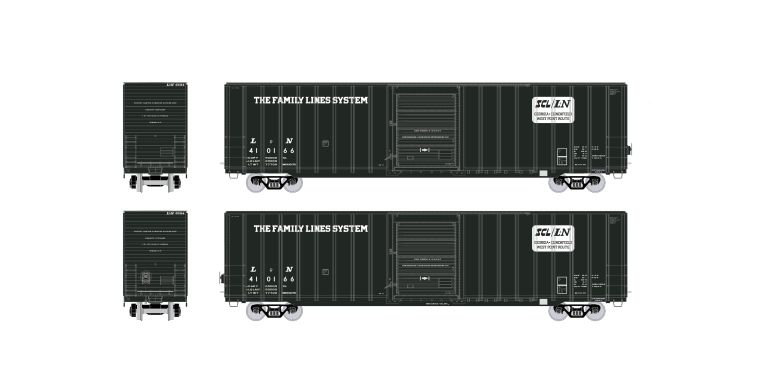 Exactrail Platinum EP80403-1 HO Scale Berwick 7580 Appliance Boxcar Family Lines L&N 410166