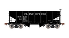 Fox Valley Models 15015 HO Scale USRA 55-Ton 2-Bay Open Hopper Clinchfield CRR/CC&O 44385