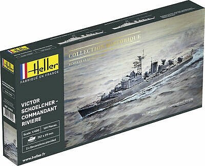 Heller 81015 1/400 Victor Schoelcher Commandant Riviere French Frigate ...