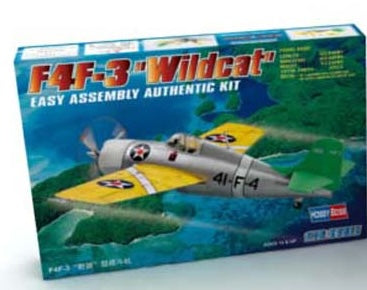 Hobby Boss 80219 1/72 F4F-3 Wildcat Model Plane Kit — White Rose Hobbies