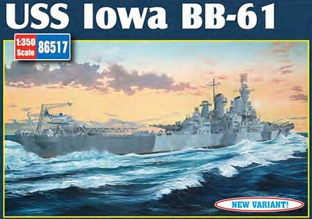 Hobby Boss 86517 1/350 USS Iowa BB-61 Model Ship Kit — White Rose Hobbies