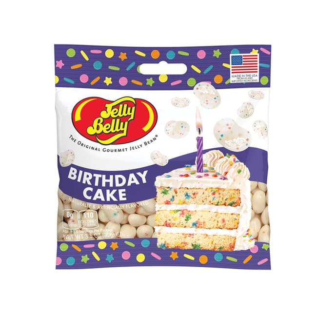 Jelly Belly Birthday Cake Jelly Beans 3.5oz Grab & Go® Bag — White Rose ...