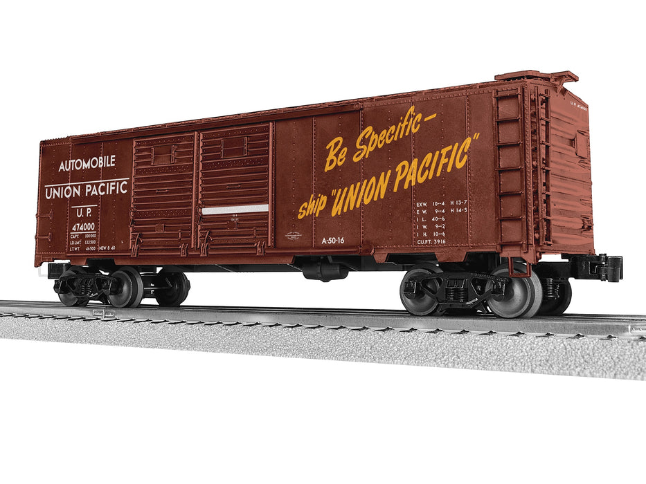 Lionel 2542461 O Scale LionScale 40' Double Door Boxcar Union Pacific UP 474000