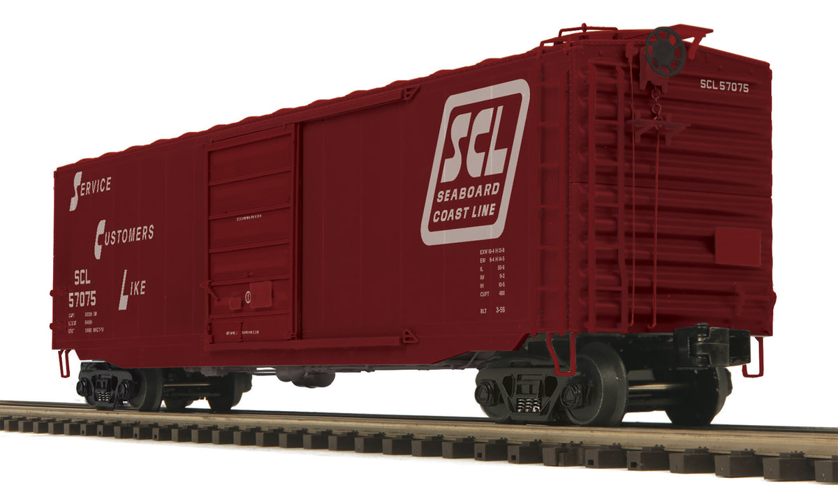 MTH Premier 20-99314 O Scale 50' PS-1 Boxcar Seaboard SCL #'s Vary ...