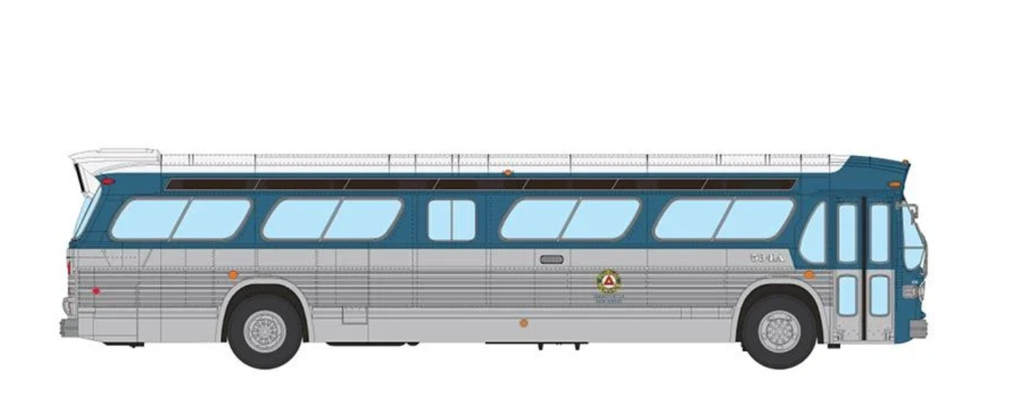 Rapido 753127 HO Scale Deluxe New Look Suburban Bus - Coordinated Transit 534A