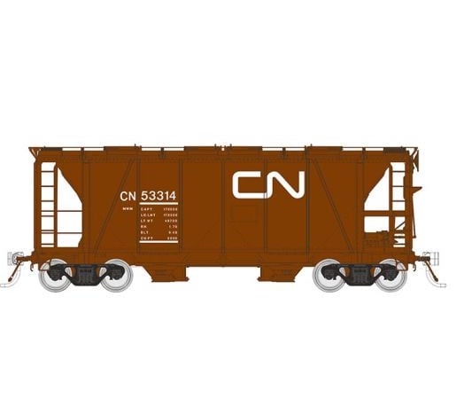 Rapido Trains 149011A HO Scale Enterprise Covered Hopper Canadian National CN MOW Red # Varies