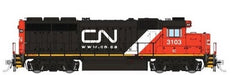 Rapido Trains 40011 HO Scale EMD GP40 Diesel Canadian National "Ex-IC" CN 3103