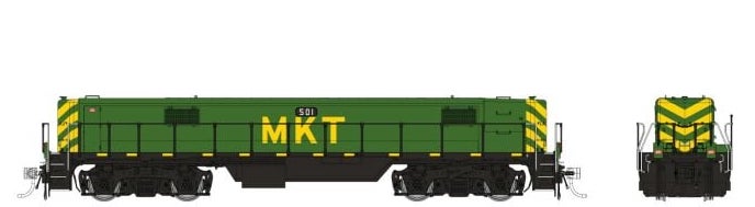 Rapido Trains 40017 HO Scale EMD GP40 Diesel Mother + Slug MKT 226/501